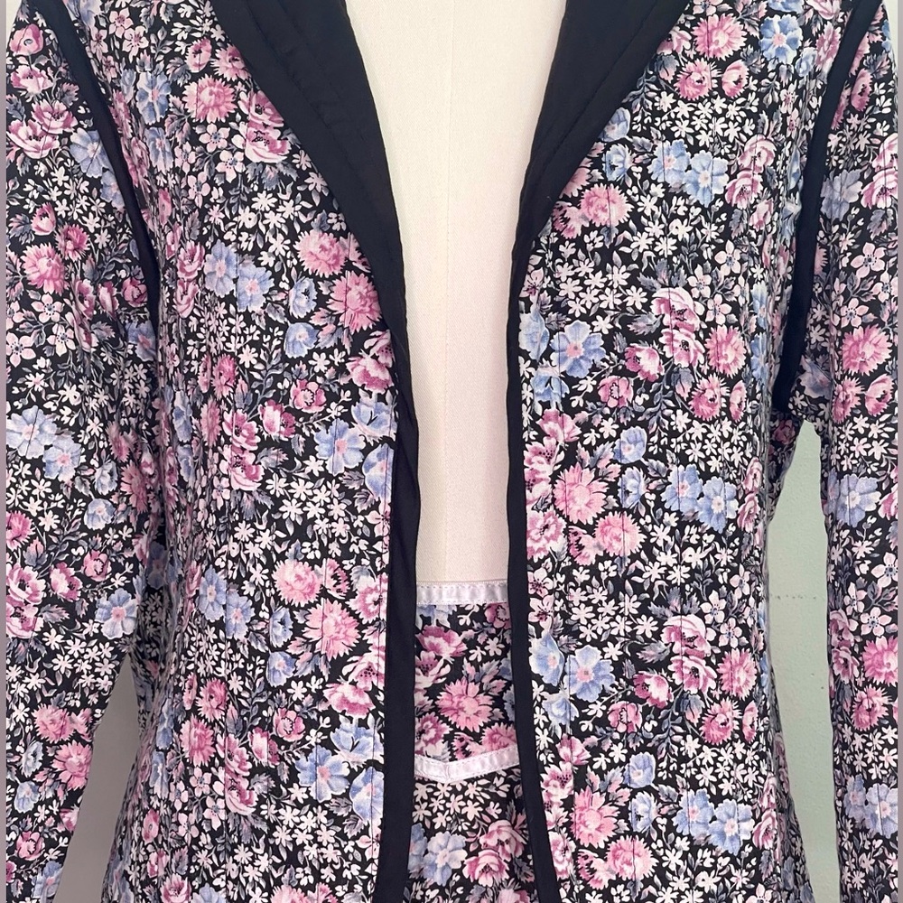 Vintage 1980’s Cottagecore Micro Floral Skirt Set- Gunne Sax look!
